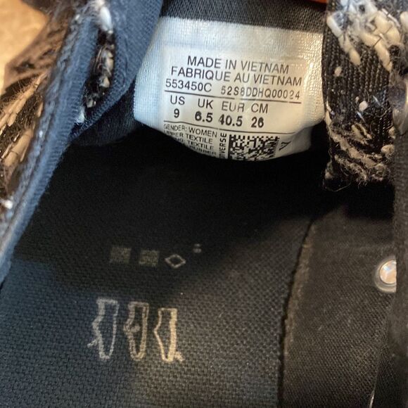 Converse Chuck Norris‎ All Star low top black and white tweed sneakers - Picture 5 of 7